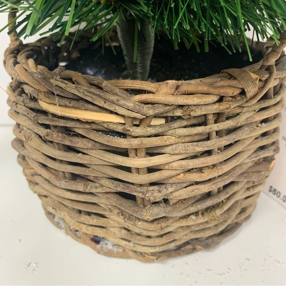 Martha Stewart Collection Pine Tree with Berries Table Decor